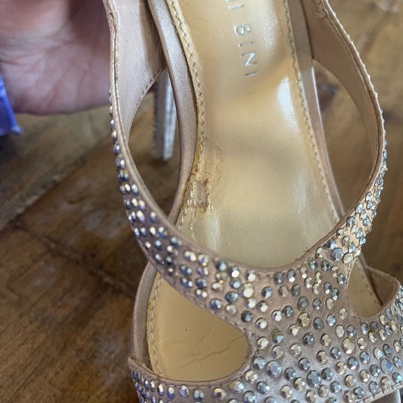 Gianni Bini Trinitie Pink Marble Heels EUC - Picture 2 of 7